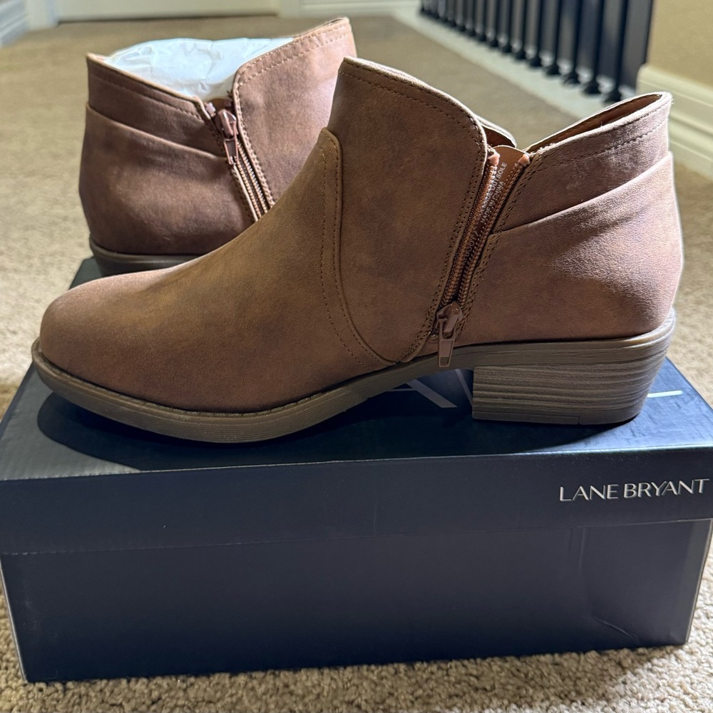 Brand new never worn lane Bryant booties.